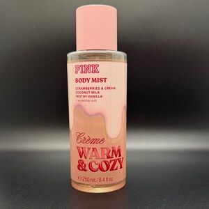 PINK Victoria's Secret Warm & Cozy Body Mist - Pink & Red